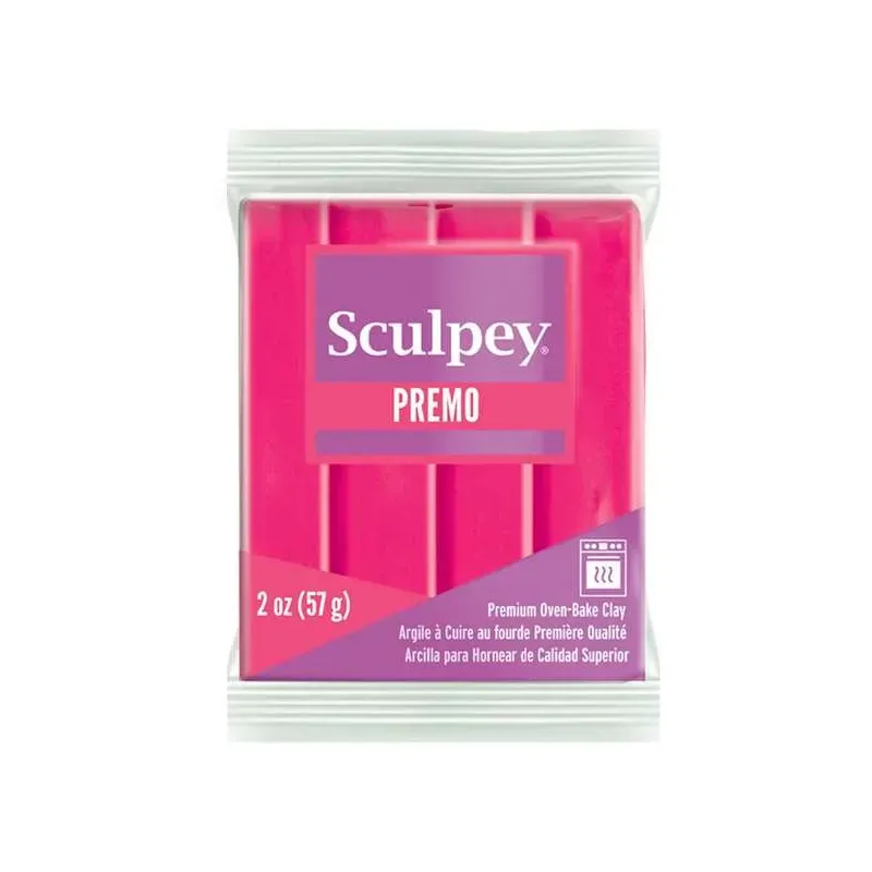 Arcilla polimérica Sculpey Premo - Rosa fluorescente Arcilla polimérica Sculpey Premo - Rosa fluorescente