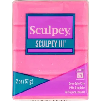 Arcilla polimérica Sculpey III rosa purpurina - Lylo Tools