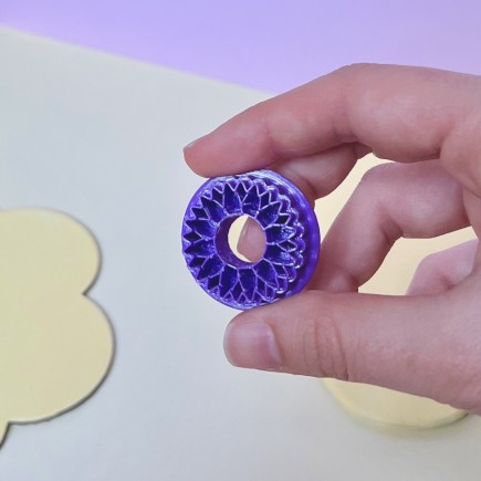 Cortador para arcilla polimérica girasol