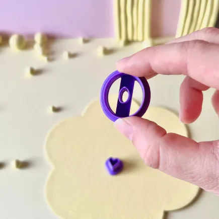 Set de cortadores: óvalo estilo donut y corazón - Lylo Tools