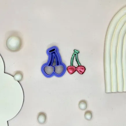 Cortador arcilla polimérica - cereza