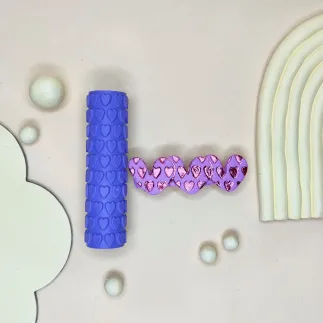 Rodillo textura para arcilla polimérica: corazones - Lylo Tools