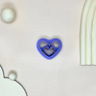 Cortador arcilla polimérica: corazón fino exterior - Lylo Tools