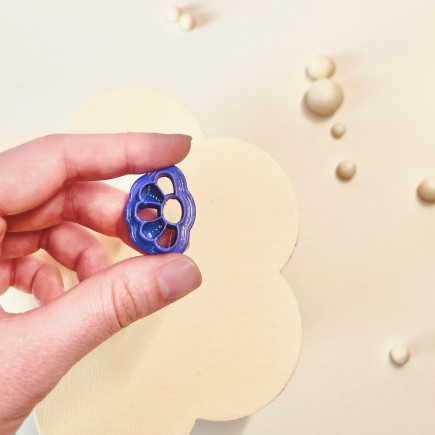 Cortador para arcilla polimérica mitad margarita