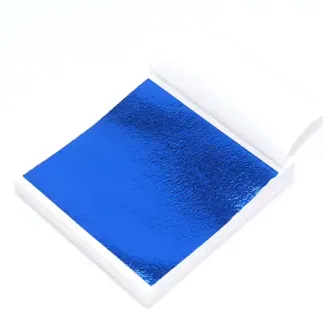 Hojas pan de oro para arcilla polimérica: color azul - Lylo Tools