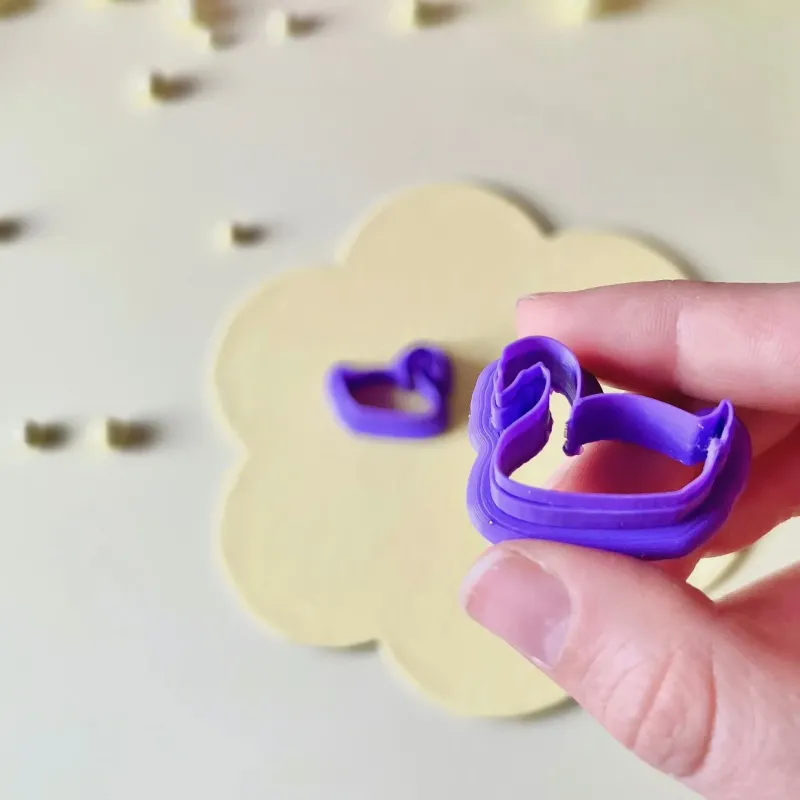 Cortador arcilla polimérica - cisnes