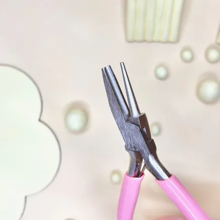 Alicate para bisutería - punta redonda con arco para hacer argollas