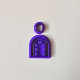 Set de cortadores para arcilla: círculo y arco de corazón - Lylo Tools