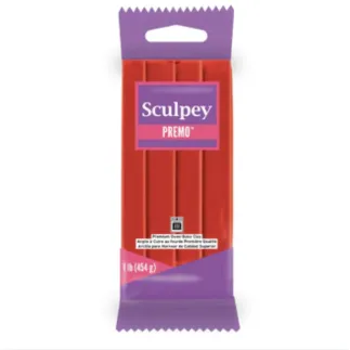 Arcilla polimérica Sculpey Premo: Rojo 454gr - Lylo Tools