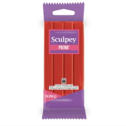 Arcilla polimérica Sculpey Premo - Rojo 454gr