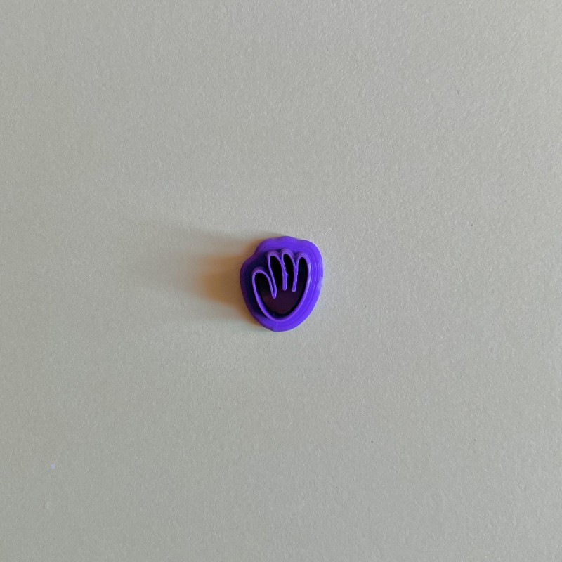 Cortador para arcilla polimérica mano orgánica