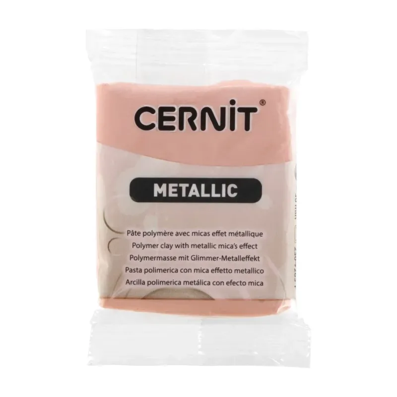 Arcilla polimerica Cernit Metálico - Oro rosa 56gr Arcilla polimerica Cernit Metálico - Oro rosa 56gr