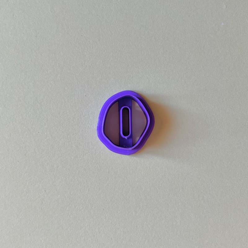 Cortador para arcilla polimérica link orgánico estilo donut