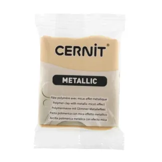 Arcilla polimerica Cernit Metálico | Champagne 56gr - Lylo Tools