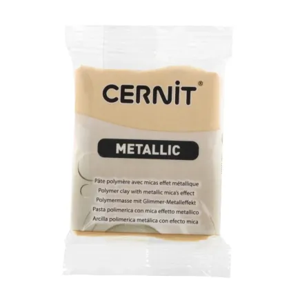 Arcilla polimerica Cernit Metálico - Champagne 56gr