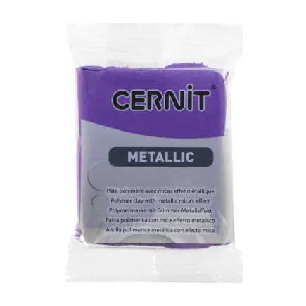 Arcilla polimerica Cernit Metálico - Violeta 56gr