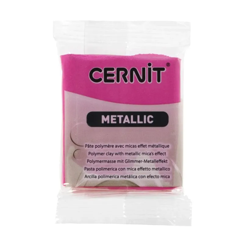 Arcilla polimerica Cernit Metálico - Magenta 56gr
