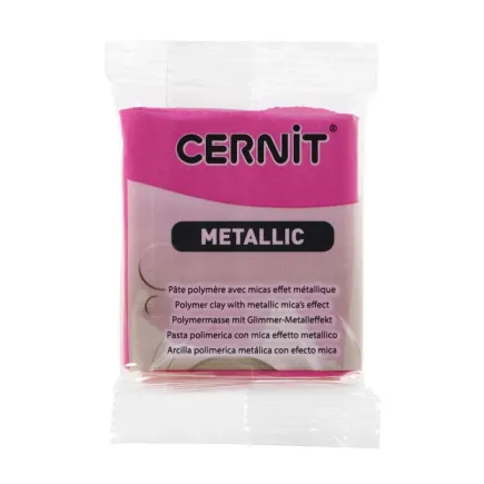 Arcilla polimerica Cernit Metálico - Magenta 56gr