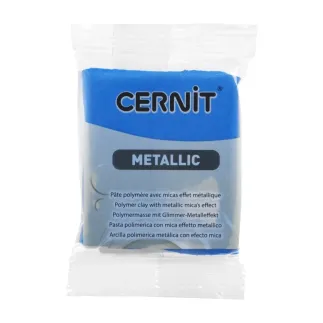 Arcilla polimerica Cernit Metálico | Azul 56gr - Lylo Tools