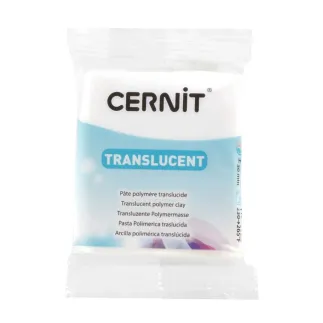 Arcilla polimerica Cernit Transparente | Blanco purp 56gr - Lylo Tools