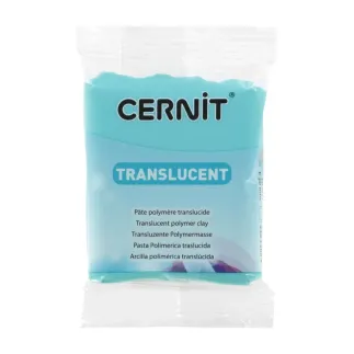 Arcilla polimerica Cernit Transparente | Azul turque 56gr - Lylo Tools