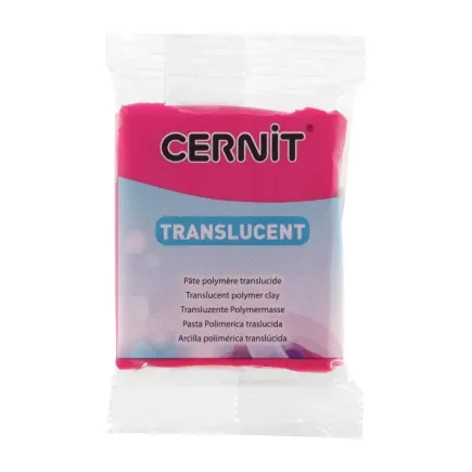 Arcilla polimerica Cernit Transparente - Rubí 56gr