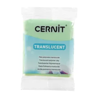 Arcilla polimerica Cernit Transparente | Verde limón 56gr - Lylo Tools