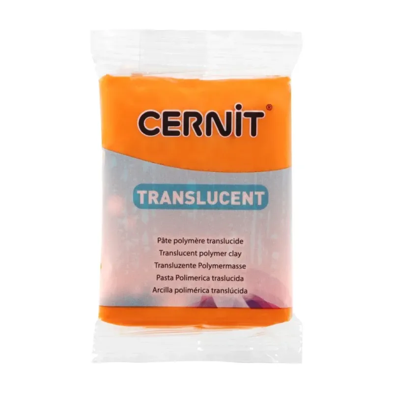 Arcilla polimerica Cernit Transparente - Naranja 56gr Arcilla polimerica Cernit Transparente - Naranja 56gr