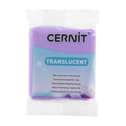 Arcilla polimerica Cernit Transparente - Violeta 56gr