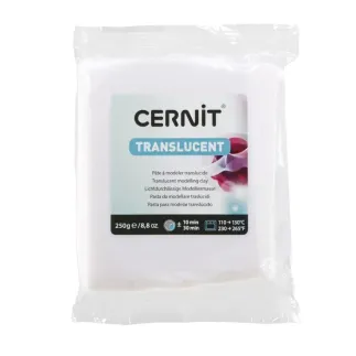 Arcilla polimerica Cernit Transparente | Blanco 250gr - Lylo Tools
