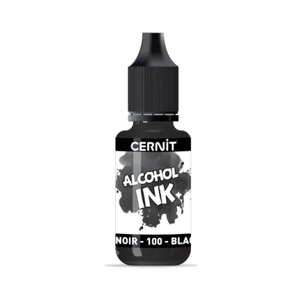 Tinta de alcohol para arcilla polimerica Cernit - Negro 20ml