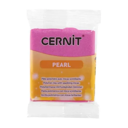 Arcilla polimerica Cernit Perlado - Magenta 56gr