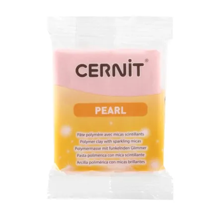 Arcilla polimerica Cernit Perlado - Rosa 56gr
