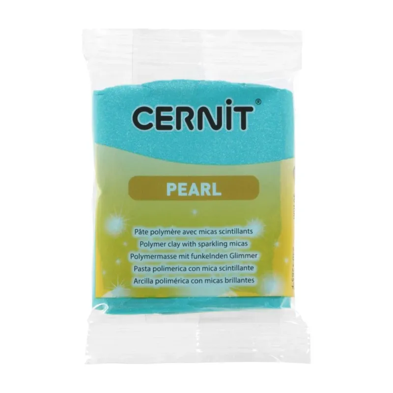 Arcilla polimerica Cernit Perlado - Verde 56gr