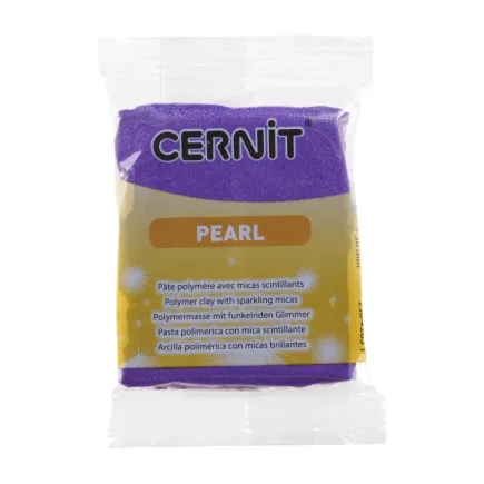Arcilla polimerica Cernit Perlado - Violeta 56gr