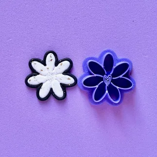 Cortador para arcilla polimérica: margarita corazón - Lylo Tools