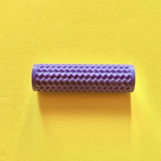 Mini rodillo de textura - estampado tejido