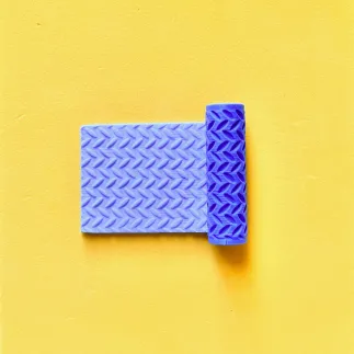 Mini rodillo de textura - estampado óvalos