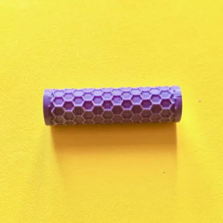 Mini rodillo de textura - estampado hexágonos