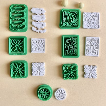 Pack de cortadores para arcilla estilo Matisse - Lylo Tools