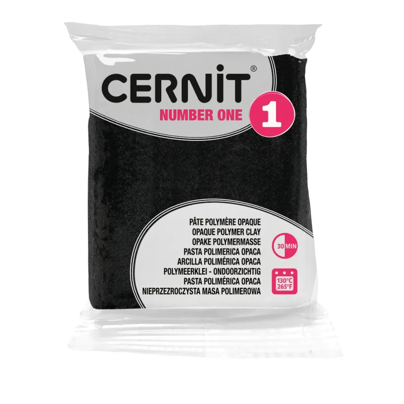 Arcilla polimerica Cernit Number One - Negro 56gr Arcilla polimerica Cernit Number One - Negro 56gr