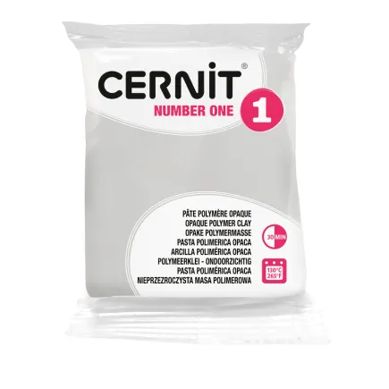 Arcilla polimerica Cernit Number One - Blanco opaco 56gr