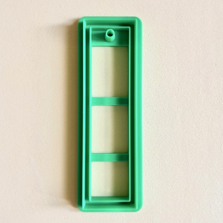 Cortador marca páginas rectangular