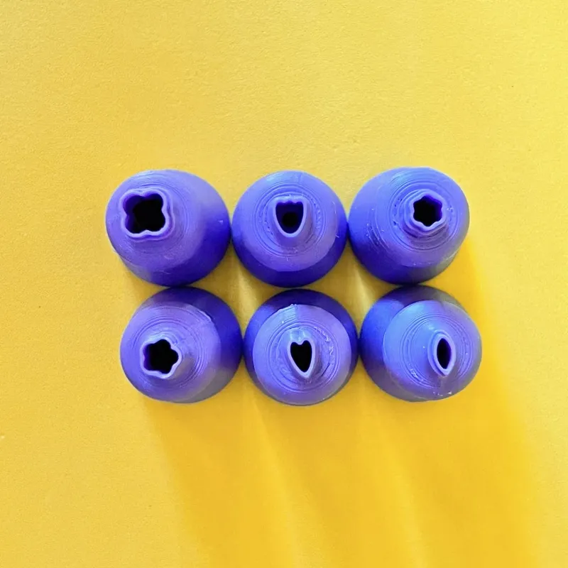 Pack mini cortadores arcilla polimerica - flores y pétalos