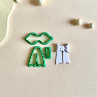 Set cortadores arcilla polimérica: lazos coquette pequeño - Lylo Tools