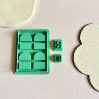 Cortador arcilla polimérica: estantería con libros - Lylo Tools