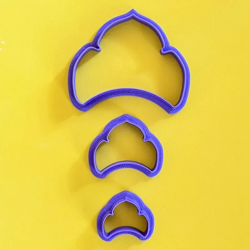 Cortador arcilla polimerica - Peineta de fallera sin pico