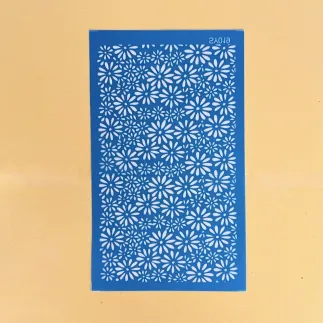 Silk screen para arcilla: plantilla margaritas - Lylo Tools