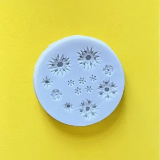 Molde de silicona con textura para hacer flores