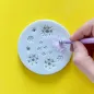 Molde de silicona con textura para hacer flores